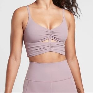 NWT Athleta Cinch longline bra D-DD Medium